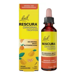 Bach Flowers Original Rescura cseppek alkoholmentes Orange Mango, 20 ml