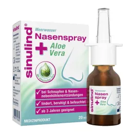 Sinulind tengervizes orrspray + aloe vera, 20 ml