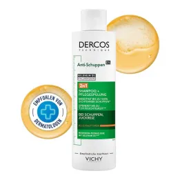 Vichy Dercos korpásodás elleni 2 az 1-ben sampon és balzsam, 200 ml