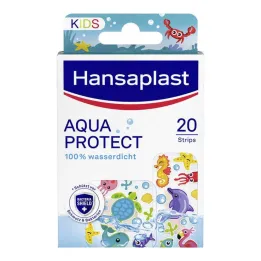 Hansaplast gyermek gipszcsíkok Aqua Protect, 20 db