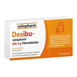 Dexibu-ratiopharm 200 mg filmtabletta, 10 db