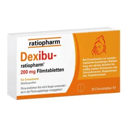 Dexibu-ratiopharm 200 mg filmtabletta, 20 db