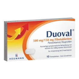 Duoval 500 mg / 150 mg filmtabletta, 10 db
