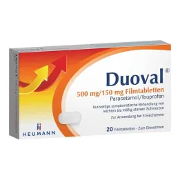 Duoval 500 mg / 150 mg filmtabletta, 20 db