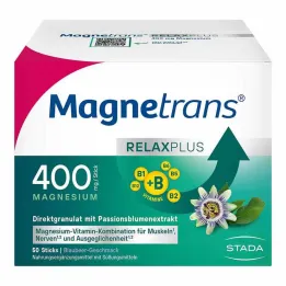 Magnetrans Relax + 400 mg granulált rudak áfonya, 50 db
