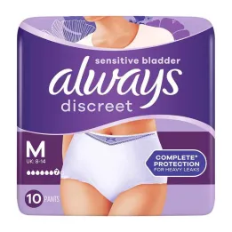 Mindig diszkrét inkontinencia nadrág plusz M, 10 db