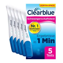 Clearblue terhességi teszt gyorsérzékelés, 5 db