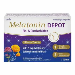 Melatonin Depot & altató tabletta, 15 db