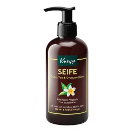 Kneipp szappan zöld tea &amp; narancsvirág enyhe aroma ápoló szappan, 250 ml