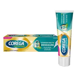 Corega Ultra Adhesive Cream erős tartás + tömítés, 40 g