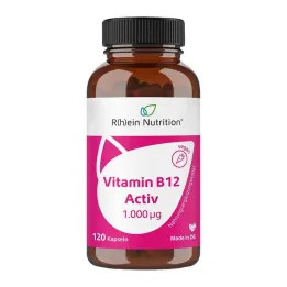 Vitamin B12 Activ 1000 µg nagy dózisú + vegán kapszula, 120 db
