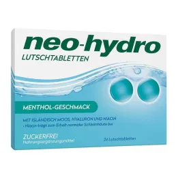 Neo-Hydro pasztilla mentol cukormentes, 24 db