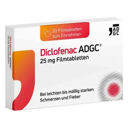 Diclofenac ADGC 25 mg filmtabletta, 20 db