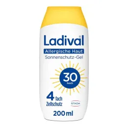 Ladival allergiás bőr fényvédő gél LSF 30, 200 ml