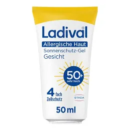 Ladival allergiás bőrgél arcra LSF 50 + , 50 ml
