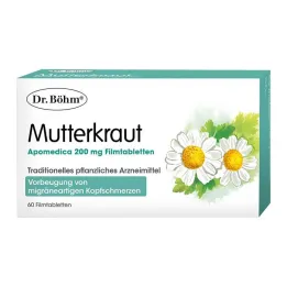 Dr. Böhm Feverfew Apomedica 200 mg filmtabletta, 60 db