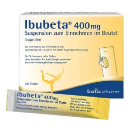 Ibubeta 400 mg belsőleges szuszpenzió tasakban, 20 db