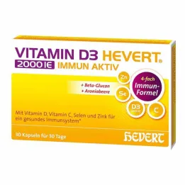 D3-vitamin Hevert 2000 IE Immune Active kapszula, 30 db