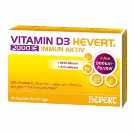 D3-vitamin Hevert 2000 IE Immune Active kapszula, 60 db