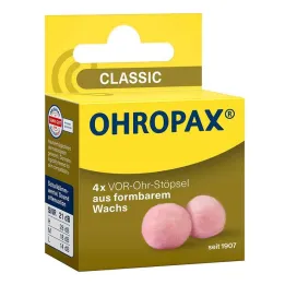 Ohropax Classic viasz a füldugók előtt, 4 db
