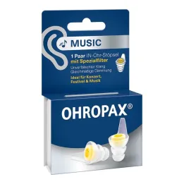 Ohropax Music szűrődugók fülben, 2 db