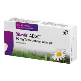 Bilastin ADGC 20 mg tabletta allergiára, 20 db