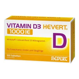 D3-vitamin Hevert 1000 NE tabletta, 100 db