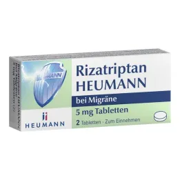 Rizatriptan Heumann migrénre 5 mg tabletta, 2 db