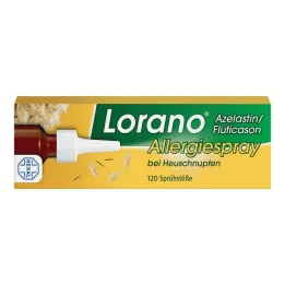 Lorano Azelastine / Fluticasone allergia spray szénanáthára, 23 g