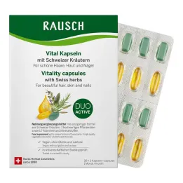 Rausch Vital kapszula svájci gyógynövényekkel, 30x2 db