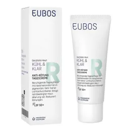 Eubos Cool &amp; Clear Anti-Redness nappali krém LSF 50 + , 40 ml