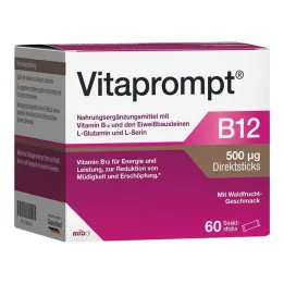 Vitaprompt B12 500 µg direkt rudak, 60 db