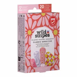 Wild Stripes Classic érzékeny Pastel Fun vakolatok, 20 db