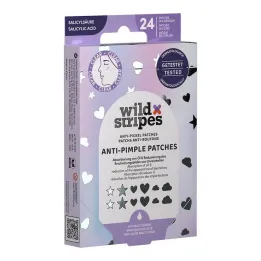 Wild Stripes pattanásgátló tapaszok Holo Clear, 24 db
