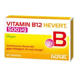 B12-vitamin Hevert 500 µg tabletta, 60 db