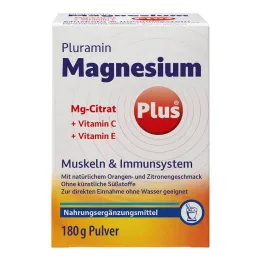 Pluramin Magnesium plus por, 180 g