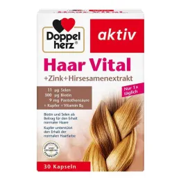 Doppelherz Hair Vital + Cink + Köles kapszula, 30 db