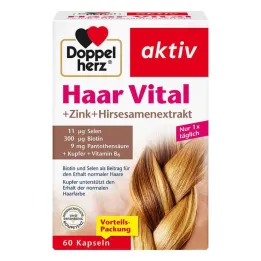 Doppelherz Hair Vital + Cink + Köles kapszula, 60 db