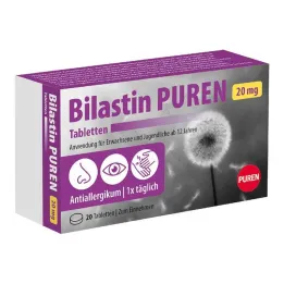 Bilastin Puren 20 mg tabletta, 20 db