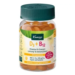Kneipp vitamin D3 + B12 gumicukor, 30 db