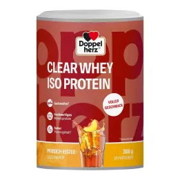 Doppelherz Clear Whey Iso Protein őszibarack jeges tea, 300 g