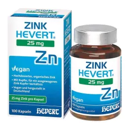 Cink Hevert 25 mg kapszula, 100 db