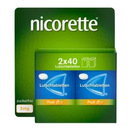 Nicorette Fruit 2 mg préselt pasztilla, 80 db