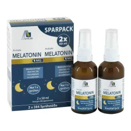 Melatonin 1 mg alvásspray, 2x50 ml