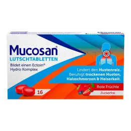 Mucosan pasztilla piros gyümölcsök, 16 db