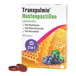 Transpulmin köhögés elleni pasztilla, 20 db