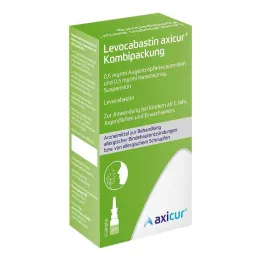 Levocabastin axicur kombináció 0,5 mg / ml 4 ml AT + 5 ml Nas, 1 p