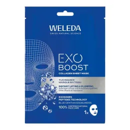 Weleda Exo Boost Collagen lapmaszk kék tárnics, 20 ml