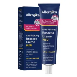 Allergiás bőrpír elleni rosacea krém Med, 30 ml
