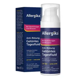 Allergiás bőrpír elleni színezett nappali folyadék LSF 50 +, 30 ml